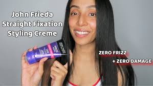 JOHN FREIDA STRAIGHT FIXATION STYLING CREME REVIEW + FIRST IMPRESSIONS