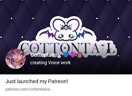 Cottontail 🐰💙💜🔞 | creating Voice work | Patreon