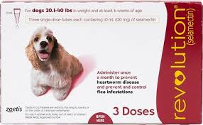Revolution Topical Solution For Dogs 20 1 40 Lbs 3 Treatments Red Box