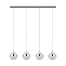 Each spotlight is individually adjustable for control over the direction here at the lighting company we have a large and ever growing range of lighting to suit every setting. Eglo Lighting 98557 Licoroto 4 Light Ceiling Bar Pendant In Polished Chrome Finish Castlegate Lights
