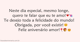 Parabens Mesmo Distante Eu Te Amo Frases De Aniversario