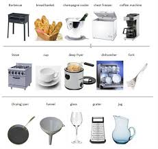 In The Kitchen Vocabulary 200 Objects Illustrated Eslbuzz Learning English Vocabulary Learn English Cooking Tools