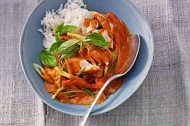Schnelles Thai Curry Mit Huhn Paprika Und Feiner Erdnussnote Von Eggsbertchen Chefkoch Rezept Thai Curry Thai Essen Curry