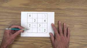 Put your mental skills to the test with these simple number puzzles! Teach Your Child How To Solve 4 X 4 Sudoku Puzzles Youtube
