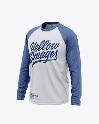 Check spelling or type a new query. Men S Heather Raglan Long Sleeve T Shirt Mockup Front Half Side View Free Templates Psd Mockups