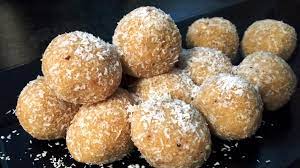 Ounde Roasted Ground Rice Ladoos Brinda Bungaroo Food Sweet Recipes Cooking Recipes