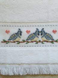 Finished Quail Cross Stitch Hand Towel By Ontheroadmama On Etsy Cross Stitch Cross Stitch Embroidery Cross Stitch Patterns