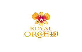 Royal Orchid Graphic Design Branding Orchid Drawing Logo Design