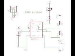 Astable circuit figure 7 shows the basic 555 astable circuit. 555 Timer Astable Mode Circuit Eagle Software Pcb Design Youtube
