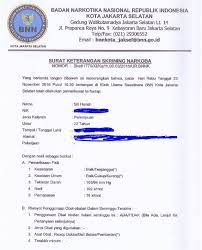 Selain itu, ada 20 contoh surat permohonan yang dapat dijadikan acuan untuk mempermudah pengerjaan surat tersebut. Contoh Surat Keterangan Bebas Narkoba Dari Bnn Nusagates