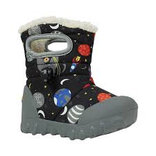 Childrens Bogs B Moc Kids Boot Size 12 M Black Multi Space