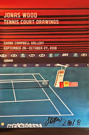 Discover and explore millions of tennis court pages. Jonas Wood Tennis Court Drawings 2018 Available For Sale Artsy Jonas Wood Tennis Court Tennis