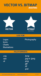 Vector Vs Bitmap Raster Infographic Digital Graphics Art Web Graphic Design Digital Graphics