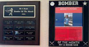 BENNETT PETERS, BOMBER OF THE MONTH!!!