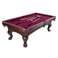 Hathaway Augusta 8 Ft Non Slate Pool Table Bg2527 The Home Depot Pool Table Slate Pool Table Billiard Table