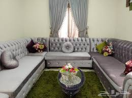 كنب لون فضي للبيع في الرياض