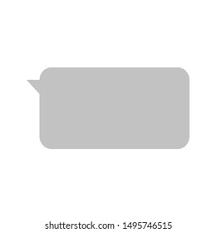 Grey text message bubble png. Chat Icon Trendy Flat Style Isolated Stock Vector Royalty Free 1495746515