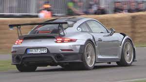A lightweight titanium exhaust system weighs about 15 pounds less than the system in the 911 turbo, just one update that helps keep the car's weight as low as possible to 3,241 pounds. 2018 Porsche 991 Gt2 Rs Exhaust Sound Huge Revs Launches Accelerations Youtube