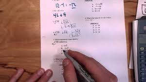 Complex Numbers Worksheet Youtube