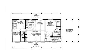 House plans with front porch and home plans with wrap around porch also tend to boast a high degree of curb appeal. Rectangle Single Level House Plans First Floor Plan Ranch Home House Plans 82231