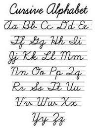 Pebbles present how to write cursive letters. 20 Cursive Alphabet Ideas Cursive Alphabet Cursive Cursive Writing