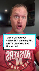 Nebraska Football's All-White Uniforms Against Minnesota