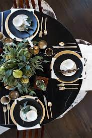 Tableware Dinnerware Table Decor Home Accessories Elegant Dining Room Dining Room Decor Plates Dinner Table Setting Gold Dining Table Settings