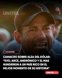 Tras conocerse que el dólar digital llegó a los Bs 20, el gobernador de  Santa Cruz, Luis Fernando Camacho cuestionó al MAS, su política económica y  sus intenciones de volver a gobernar