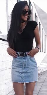 Novinha de 13 anos muito safada dançando funk, lindas & sensuais. Summer Outfits Black Top Denim Skirt Looks Looks Elegantes Looks Casuais