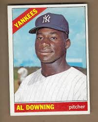 1966 TOPPS AL DOWNING # 384 NEAR MINT +