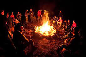 Bonfire At The Beach Summer Solstice Summer Solstice Party Beach Fun