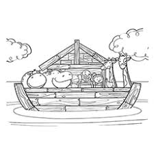 A downloadable noah's ark coloring page featuring noah and the animals from genesis 6. Top 10 Noah And The Ark Coloring Pages Your Toddler Will Love To Color