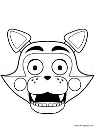 Print Fnaf Freddy Five Nights At Freddys Foxy Coloring Pages Fnaf Coloring Pages Coloring Pages Coloring Books