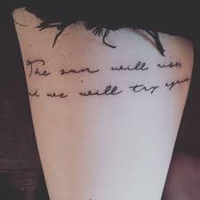 The Sun Will Rise And We Will Try Again Tomorrow My Twenty One Pilots Tattoo Of Truce Lyrics The Sun Will Rise And We Will Try Again Twenty One Pilots Tattoo Pilot Tattoo Tattoos