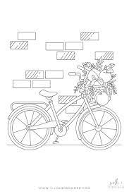 Grab these free printable flower swirl coloring pages for adults color away! Bike Coloring Page Coloring Pages Free Coloring Pages Printable Coloring Pages