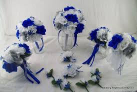 | / looking for blue artificial fall wedding flowers? Royal Blue Silver And White Bridal Bouquets Silk Rose Wedding Package Bridesmaid Bouquet Horizon Blue Bouquet Silk Flower Set Wedding Flower Blue Wedding Flowers Silk Flowers Wedding Wedding Flowers Bridal Bouquets