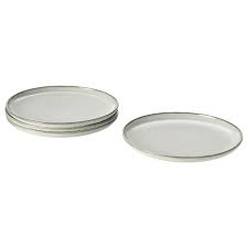 Gladelig Plate Gray Ikea In 2020 Plates Ikea Organic Modern