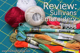 The frame is important as it holds the fabric taut and ensures the stitching does not pucker. Review Sullivans Embroidery Floss Red Handled Scissors