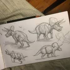 Friday Night Doodle Getting Back To Some Dinovember Cottonwoodarts Sketchbook Sketch Animal Animaldrawing D Dinosaur Art Dinosaur Sketch Dinosaur Drawing