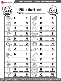 Fill In The Blank Words Worksheets Free Printable Worksheets For Kids
