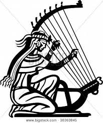 Resultado de imagem para mulheres tocando harpa