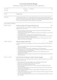 A dynamic professional offering over 8 years of qualitative experience in production operations. Production Manager Resume Writing Guide 12 Templates 2020