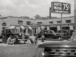 Vintage Mechanic Garage Service Station Washington Dc Old Photos