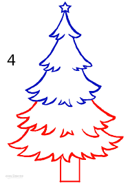 Repeat steps 7 and 8 for the remaining branches on both sides. How To Draw Christmas Tree Easy Step By Step Howto Techno