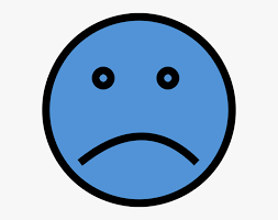 46,557 sad face clip art images on gograph. Blue Sad Face Clipart Hd Png Download Kindpng