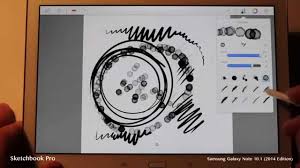While you don't need a stylus, it's recommended if you want to use these apps to their full potential. Sketchbook Pro Drawing App Test On Samsung Galaxy Note 10 1 2014 Edition Youtube