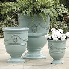 Toulon Planter Ballard Designs In 2020 Planters Blue Planter Hanging Plants Indoor
