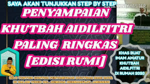 To all my fellow muslim readers here and also on ming thein's site, i wish you selamat hari raya aidilfitri, maaf zahir dan batin! Ustaz Tunjukkan Contoh Penyampaian Khutbah Aidilfitri Edisi Rumi Mudah Khatib Aidilfitri 2020 Pkp Youtube