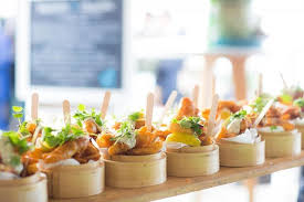 Fried and tossed in a coffee fish caramel, peanuts, shallots, cilantro $13.95. 900 Butlered Event F B Ideas In 2021 Food Appetizer Recipes Wedding Food