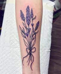 Lavender Tattoo Meaning And 40 Most Beautiful Ideas For Women A Lavender Tattoo Is A Beautiful Although Not A Very Lavender Tattoo Neck Tattoo Pansy Tattoo